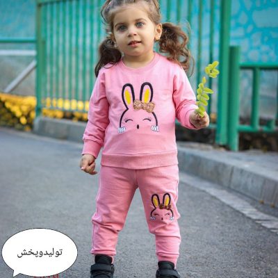 ست بلیز و شلوار گلدوزی خرگوش  فروش عمده پوشاک