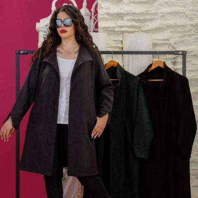 مانتو جلو باز جنس پارچه خارجی فروش عمده پوشاک