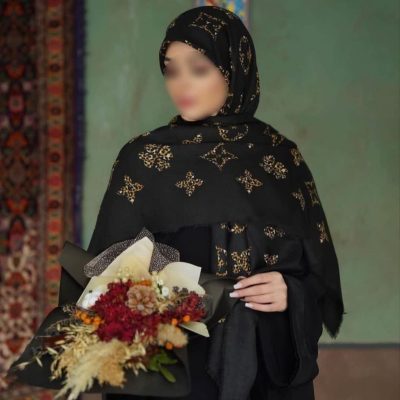 روسری روسری سیااسکارف وارداتی فروش عمده پوشاک