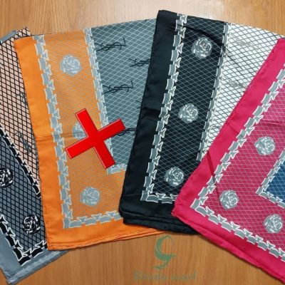 روسری ساتن ابریشم فروش عمده پوشاک