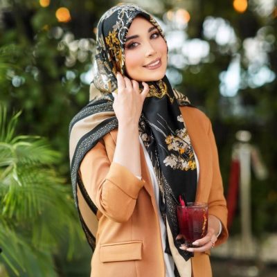روسری نخ کشمیر فروش عمده پوشاک