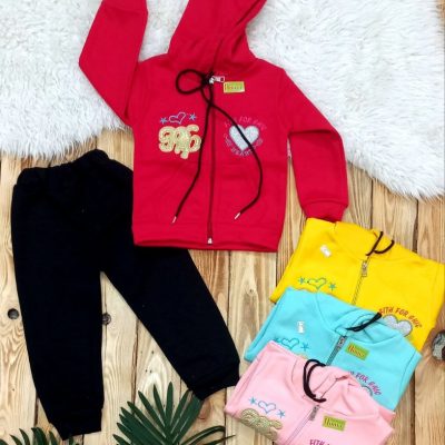 سویشرت/شلوار دخترانه  #کد3478 فروش عمده پوشاک