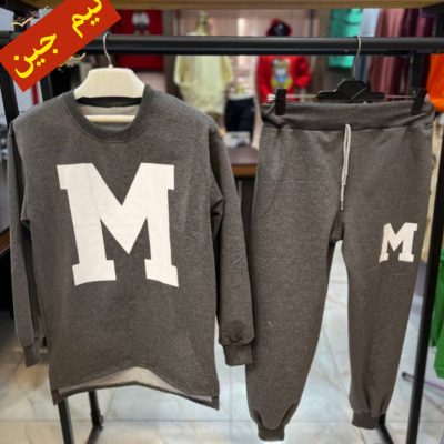 ✴️ست بلوز شلوار ملانژ چاپی پشت بلند دمپا مچی✴️ کد10199 پخش عمده پوشاک