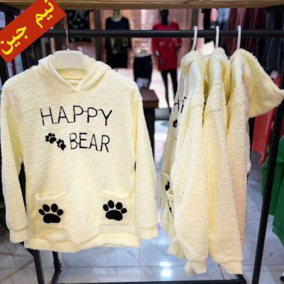 ✴️هودی تدی دو جیب گلدوزی✴️ کد10185 فروش عمده پوشاک