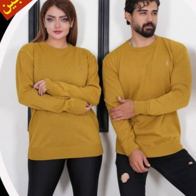✴️بافت یقه گرد پلو✴️ کد10152 فروش عمده پوشاک