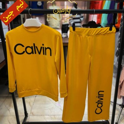 ✴️ست بلوز شلوار دورس گلکسی قواره دار Calvin✴️ کد10208 فروش عمده پوشاک