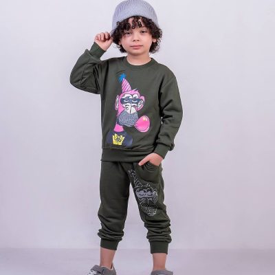 بلوز و شلوار طرح کارتونی  فروش عمده پوشاک