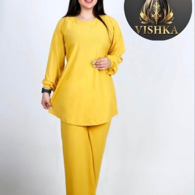 تونیک شلوار ساده کمربندی فروش عمده پوشاک