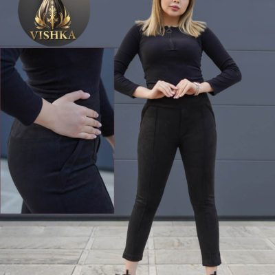 شلوار سوئیت جلو خط مشکی فروش عمده پوشاک
