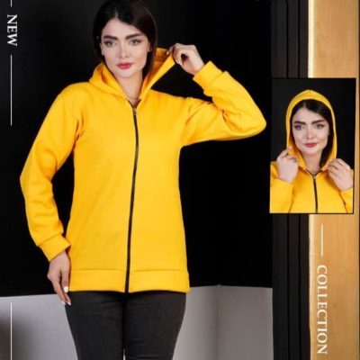 هودی کلاه دار زیپ دار فروش عمده پوشاک