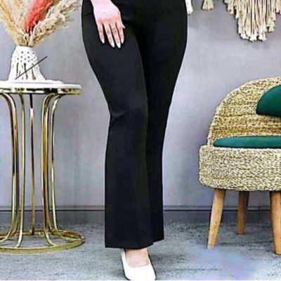 شلوار دمپا مشکی جنس سورن  ۴۰ تا ۵۲  پخش عمده پوشاک