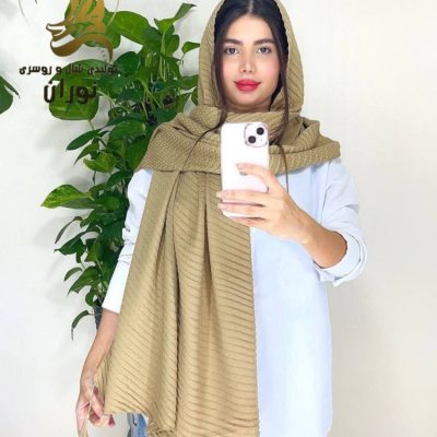 شال نخی صدفی منگوله دار اعلاء فروش عمده پوشاک