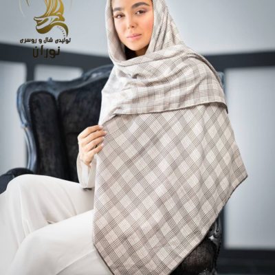 شال نخی پاییزه دست دوز اعلاء  فروش عمده پوشاک
