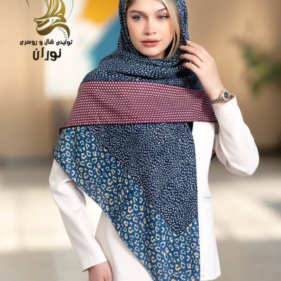 روسری نخی پاییزه دست دوز اعلاء فروش عمده پوشاک