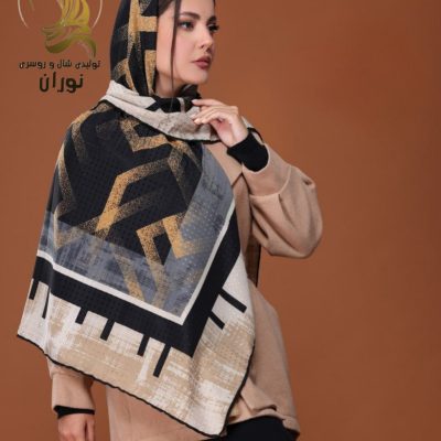 روسری نخی سوزنی دور دست دوز اعلاء  فروش عمده پوشاک