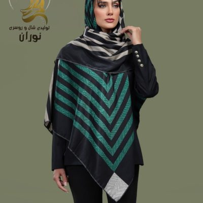 روسری نخی صابونی پاییزه دور دست دوز اعلاء  فروش عمده پوشاک