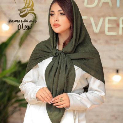 روسری ژاکارد دور دوخت کیفیت اعلاء فروش عمده پوشاک