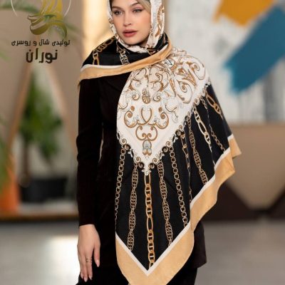 روسری نخی پاییزه دست دوز اعلاء فروش عمده پوشاک