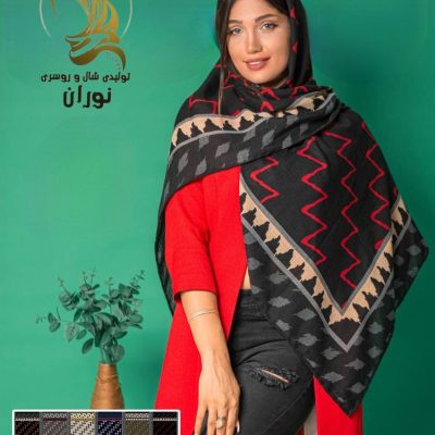 روسری نخی پاییزه دست دوز اعلاء فروش عمده پوشاک