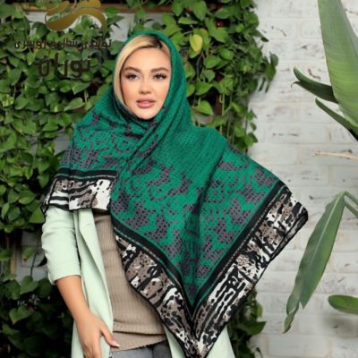 روسری نخی پاییزه دست دوز اعلاء  فروش عمده پوشاک