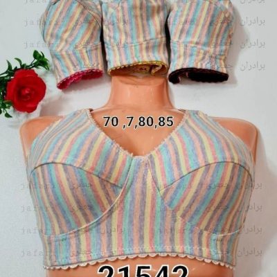 ⚜️سوتین نخی ملانژ تمام دولایه⚜️ کد21542 فروش عمده پوشاک