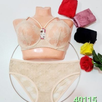 ⚜️ست دانتل هارنس دار فنردار⚜️  کدa_40115 فروش عمده پوشاک