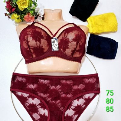 ⚜️ست دانتل هارنس دار فنردار⚜️ کد40115 فروش عمده پوشاک