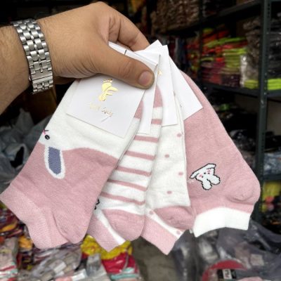 جوراب نخ پنبه مچی زنانه ❌پنجه گیری روسو❌ پخش عمده پوشاک