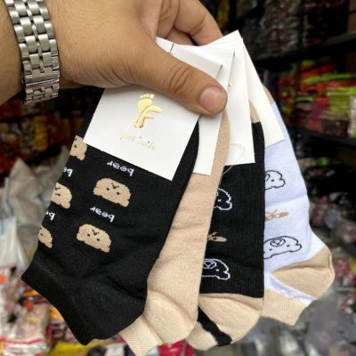 جوراب نخ پنبه مچی زنانه  ❌پنجه گیری روسو❌ پخش عمده پوشاک