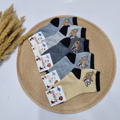 جوراب نیم ساق بچه گانه (4شماره) پخش عمده پوشاک