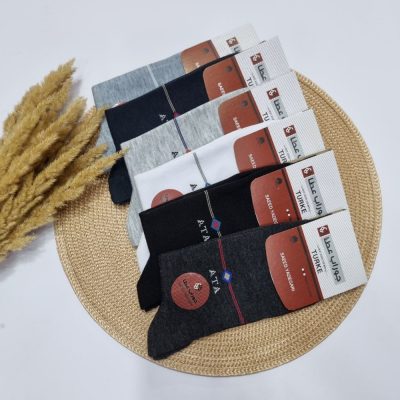 جوراب نخی ساق بلند مردانه اعلاء پخش عمده پوشاک