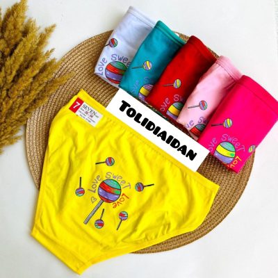 شورت نخ پنبه اسلیپ دخترانه درجه یک  پخش عمده پوشاک