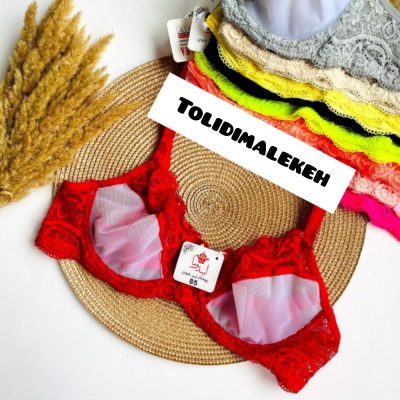 سوتین دانتل شیشه ای فنردار اعلاء  پخش عمده پوشاک