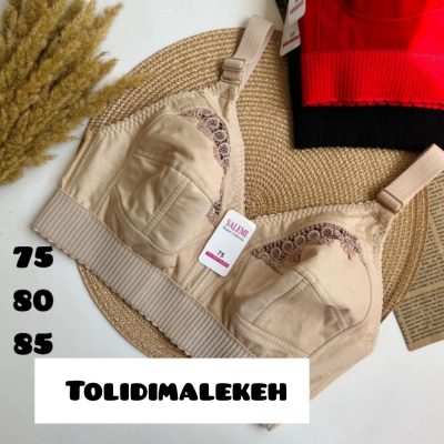 سوتین پرلون پرستویی زیرنخ کش پهن پخش عمده پوشاک