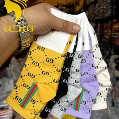 جوراب نخ پنبه نیم ساق کش انگلیسی زنانه ❌پنجه گیری روسو❌  پخش عمده پوشاک