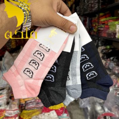 جوراب نخ پنبه مچی زنانه ❌پنجه گیری روسو❌ پخش عمده پوشاک