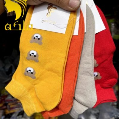 جوراب نخ پنبه مچی زنانه ❌پنجه گیری روسو❌ پخش عمده پوشاک
