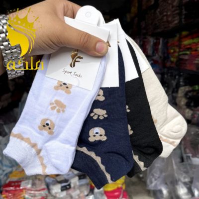 جوراب نخ پنبه زنانه ❌پنجه گیری روسو❌ پخش عمده پوشاک
