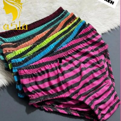 شورت نخی لیفه ای راه راه پخش عمده پوشاک