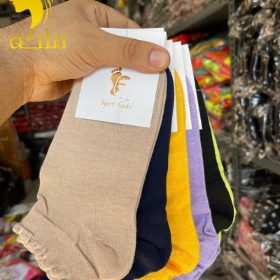 جوراب نخ پنبه مچی زنانه  فروش عمده پوشاک
