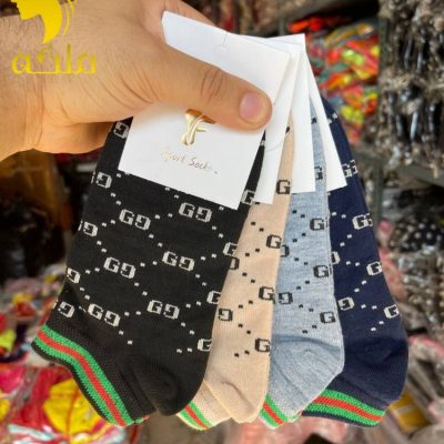 جوراب نخ پنبه مچی پنجه گیری روسو زنانه  فروش عمده پوشاک