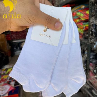 جوراب نخ پنبه مچی پنجه گیری روسو زنانه  فروش عمده پوشاک