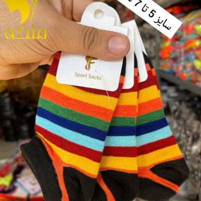 جوراب نخ پنبه مچی بچه گانه فروش عمده پوشاک