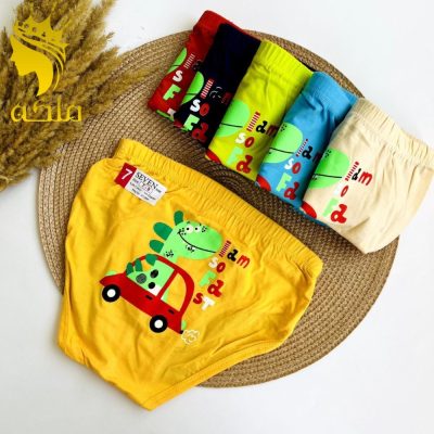 شورت نخ پنبه اسلیپ پسرانه  فروش عمده پوشاک