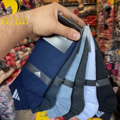 جوراب نخ پنبه مچی مردانه (پنجه گیری روسو)  فروش عمده پوشاک