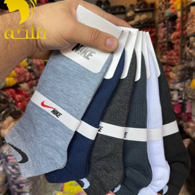 جوراب نخ پنبه مچی مردانه (پنجه گیری روسو)  فروش عمده پوشاک