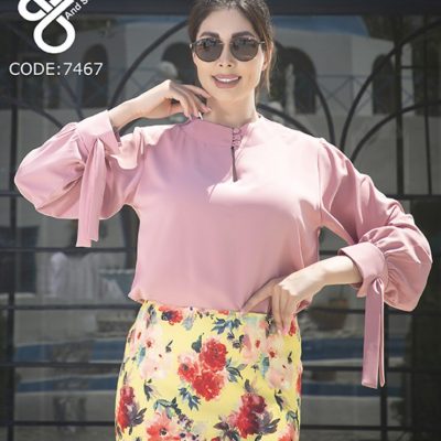 شومیز زنانه یقه 3 دکمه فروش عمده پوشاک