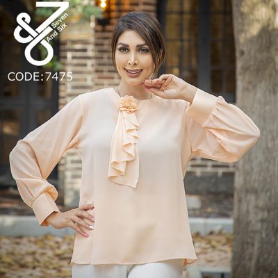 شومیز زنانه تک شکوفه فروش عمده پوشاک