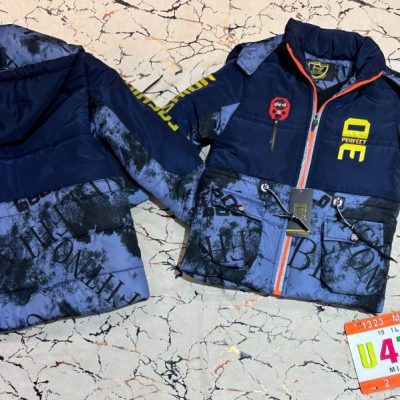 کاپشن طرح دار پسرانه 🔵 ۵۲۱/۳۵۸۱ 7️⃣2️⃣0️⃣ فروش عمده پوشاک
