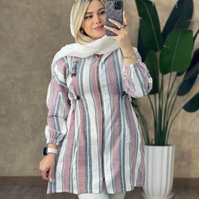 مانتو پشمی کمر گت پخش عمده پوشاک